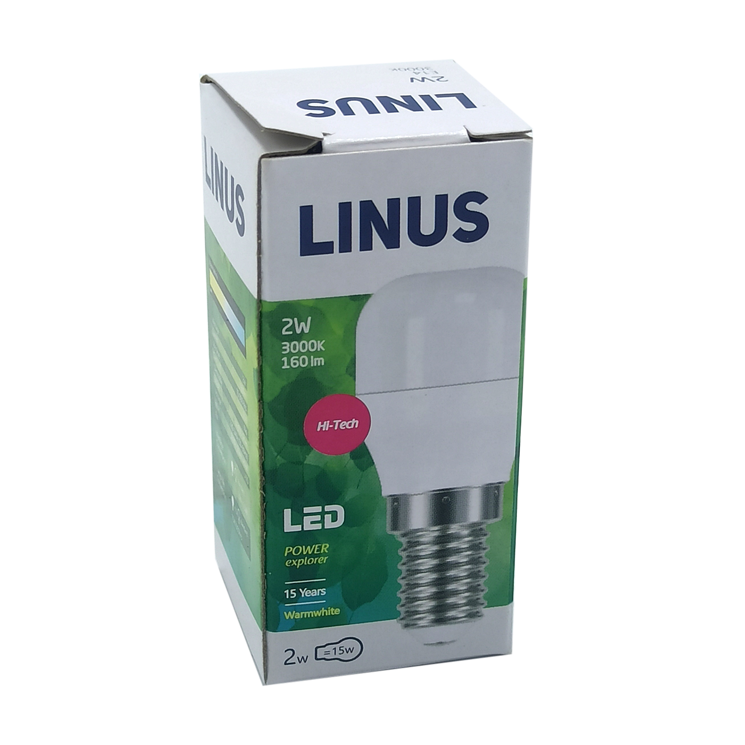 ნათურა მაცივრის LINUS Lin40-0884 LED Pygamy - 2W E14 3000K — ნათურა და ვაზნა